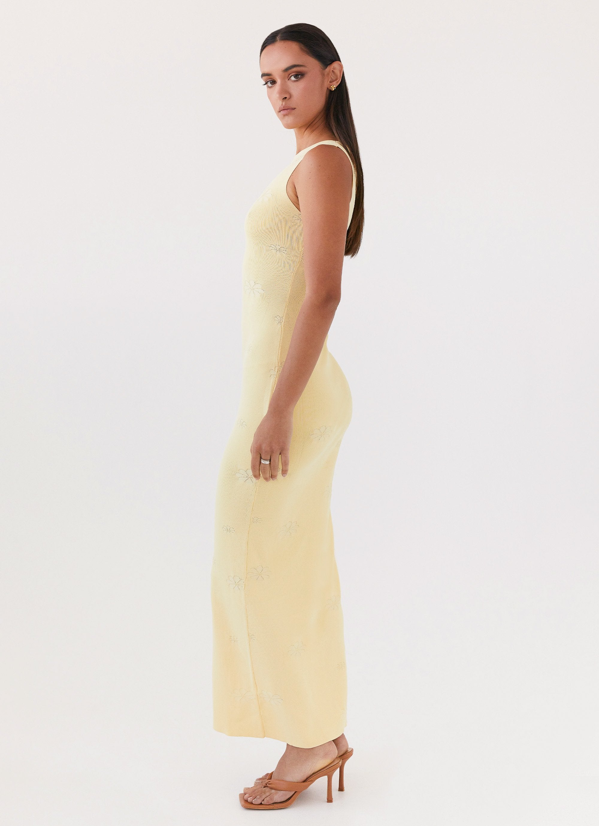 Holly Knit Maxi Dress - Yellow Peppermayo Holly Knit Maxi Dress - Yellow Peppermayo