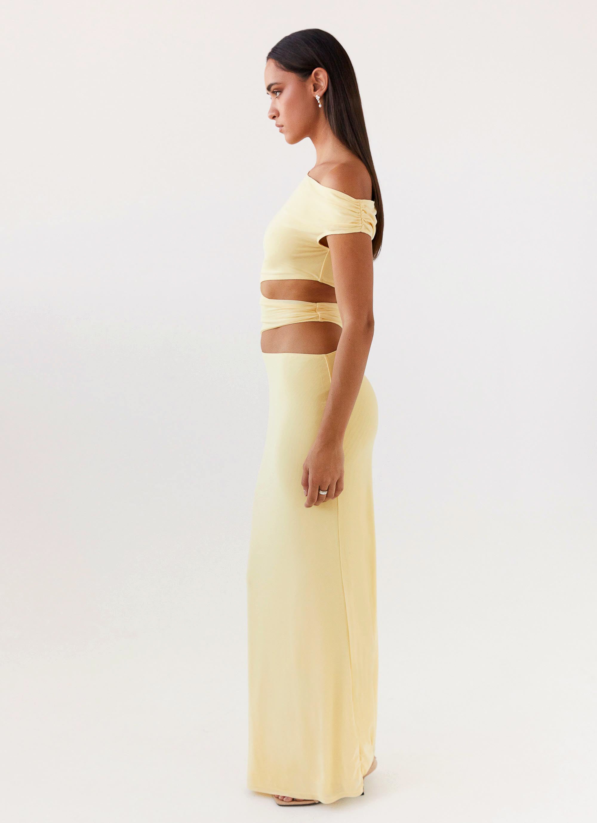 margot one shoulder maxi dress Margot One Shoulder Maxi Dress