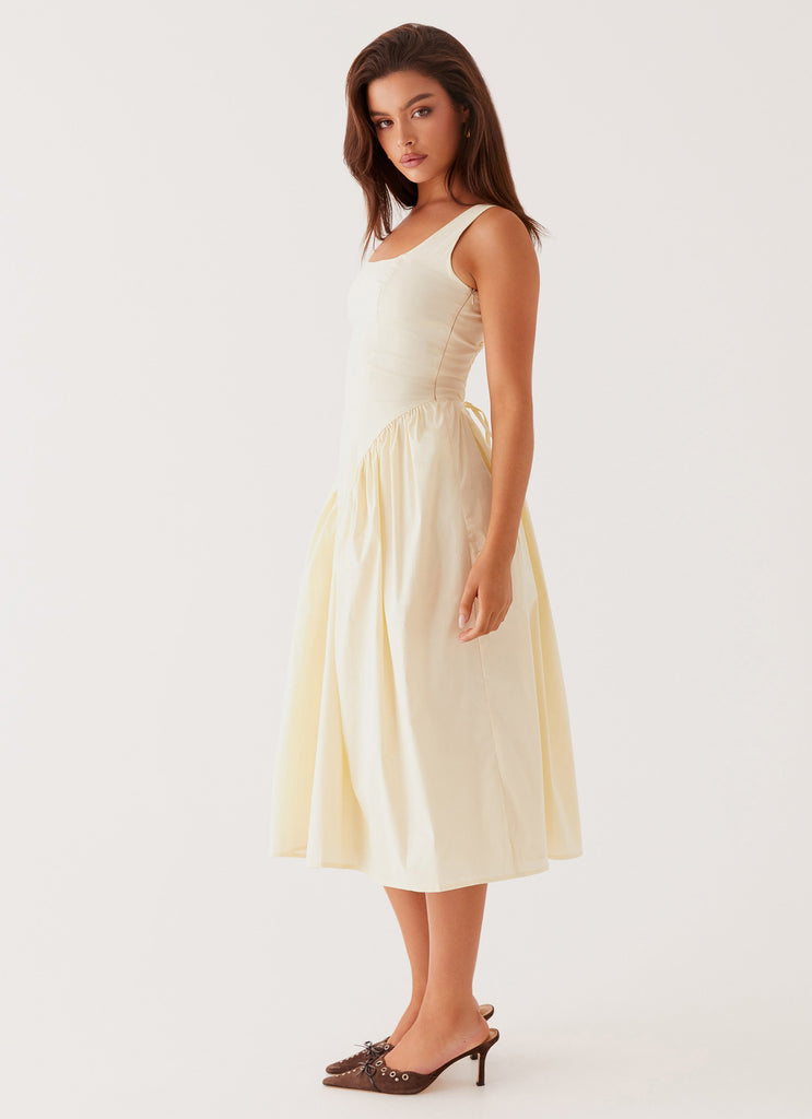 Collective Dress - Peppermayo Exclusive Sassy Soiree Midi Dress - Cream image 4
