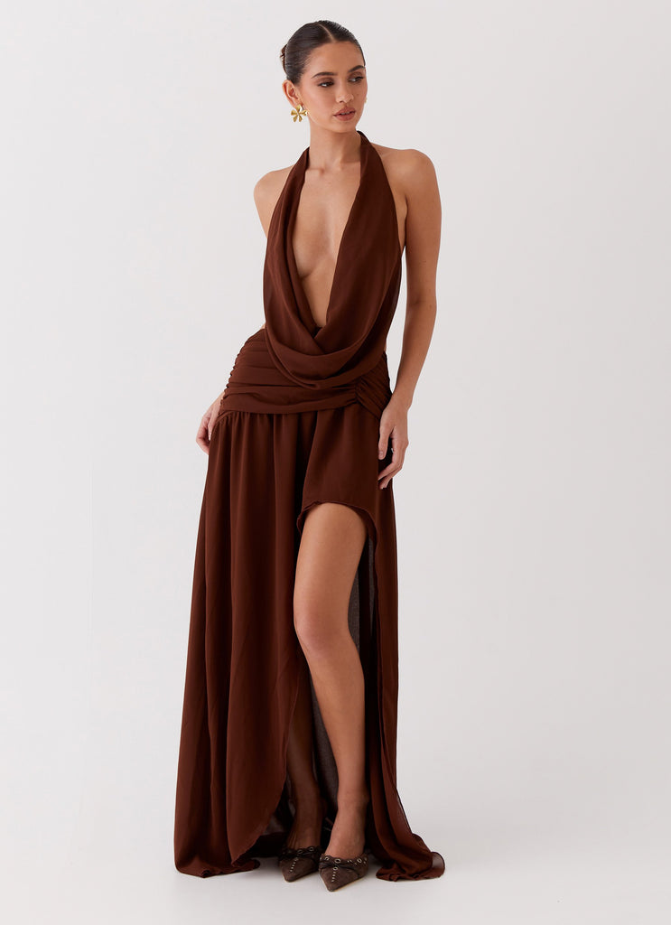 Collective Dress - Peppermayo Exclusive Blake Rose Maxi Dress - Brown image 6