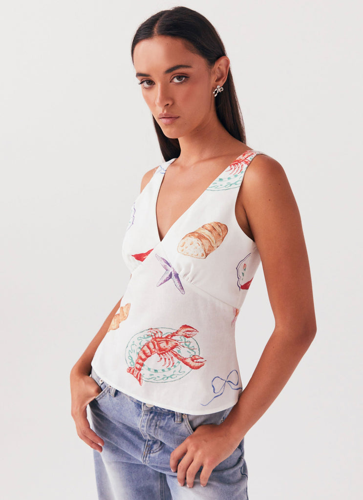 Collective Tops - Peppermayo Exclusive Nori Linen Top - Banchetto featured image