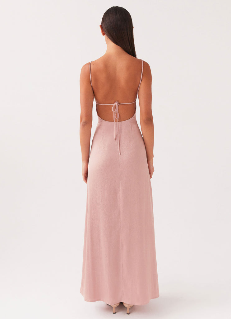 Peppermayo Exclusive Ella Bustier Maxi Dress - Mauve - View 3 | Shop Formal Dress