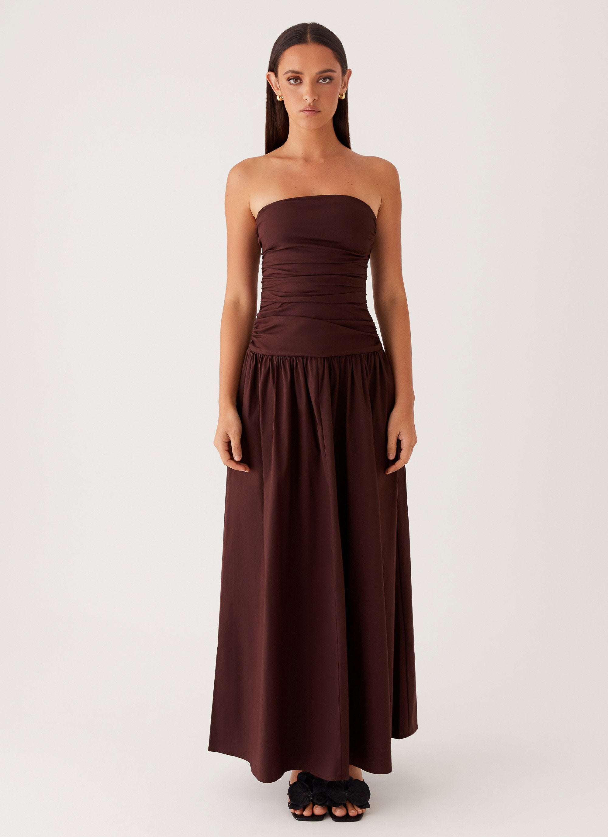 Carmel Maxi Dress - Brown Peppermayo Carmel Maxi Dress - Brown Peppermayo