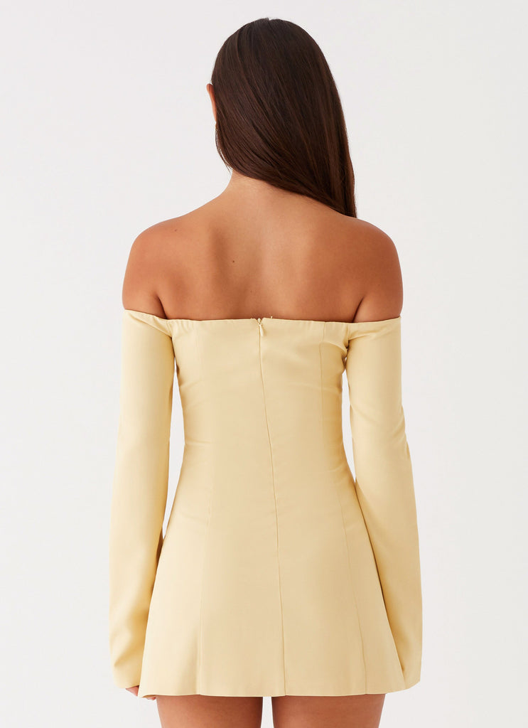 Collective Dress - Peppermayo Exclusive Dominique Blazer Mini Dress - Yellow image 5