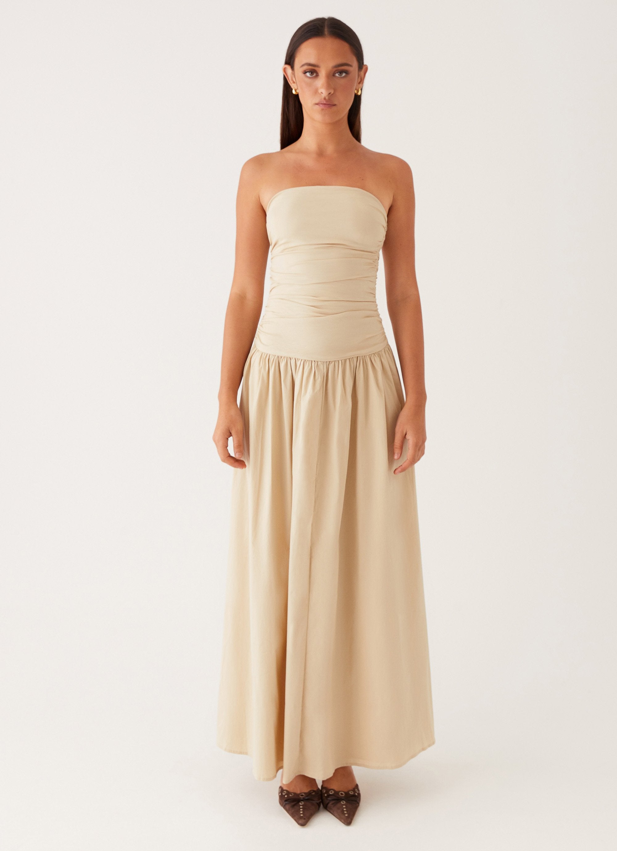 Carmel Maxi Dress - Ivory Peppermayo Carmel Maxi Dress - Ivory Peppermayo