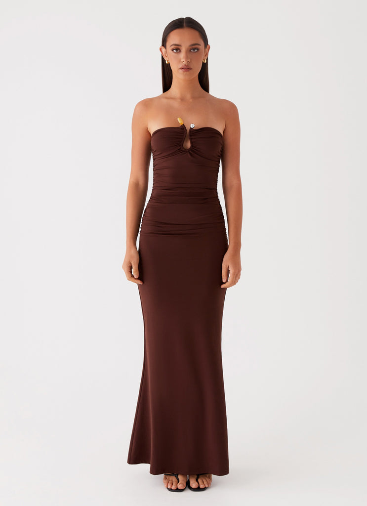Collective Dress - Peppermayo Exclusive Rudy Maxi Dress - Brown image 3