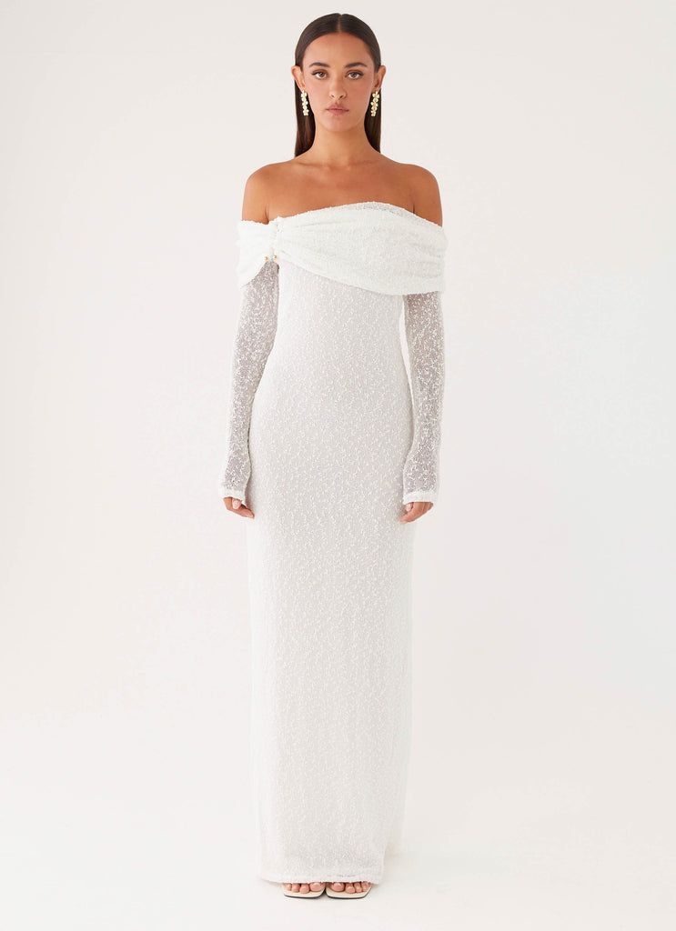 Collective Dress - Peppermayo Exclusive Pollyanna Knit Hardware Maxi Dress - Ivory image 4