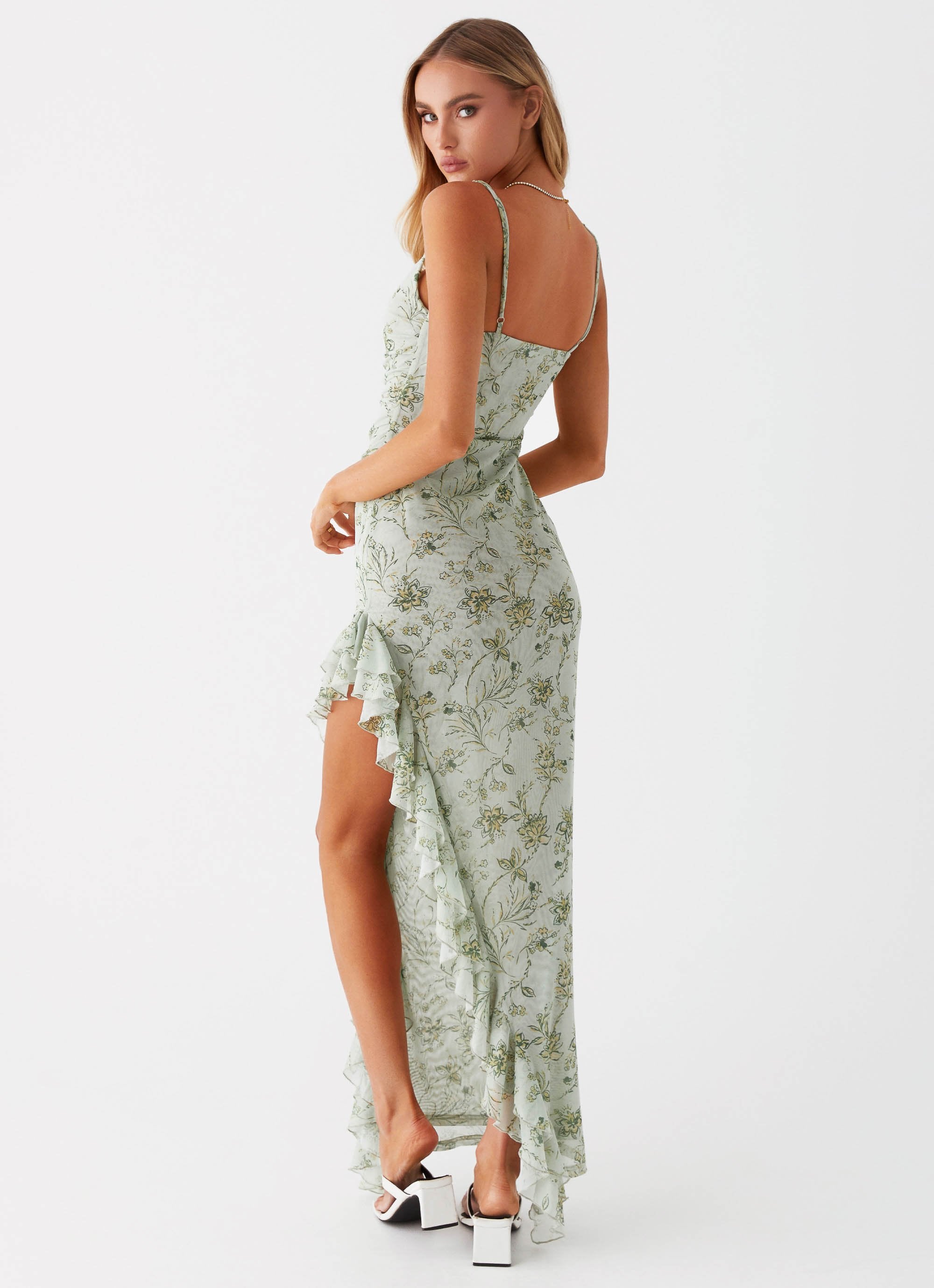 Princessa Maxi Dress - Sage Floral Peppermayo Princessa Maxi Dress - Sage Floral Peppermayo