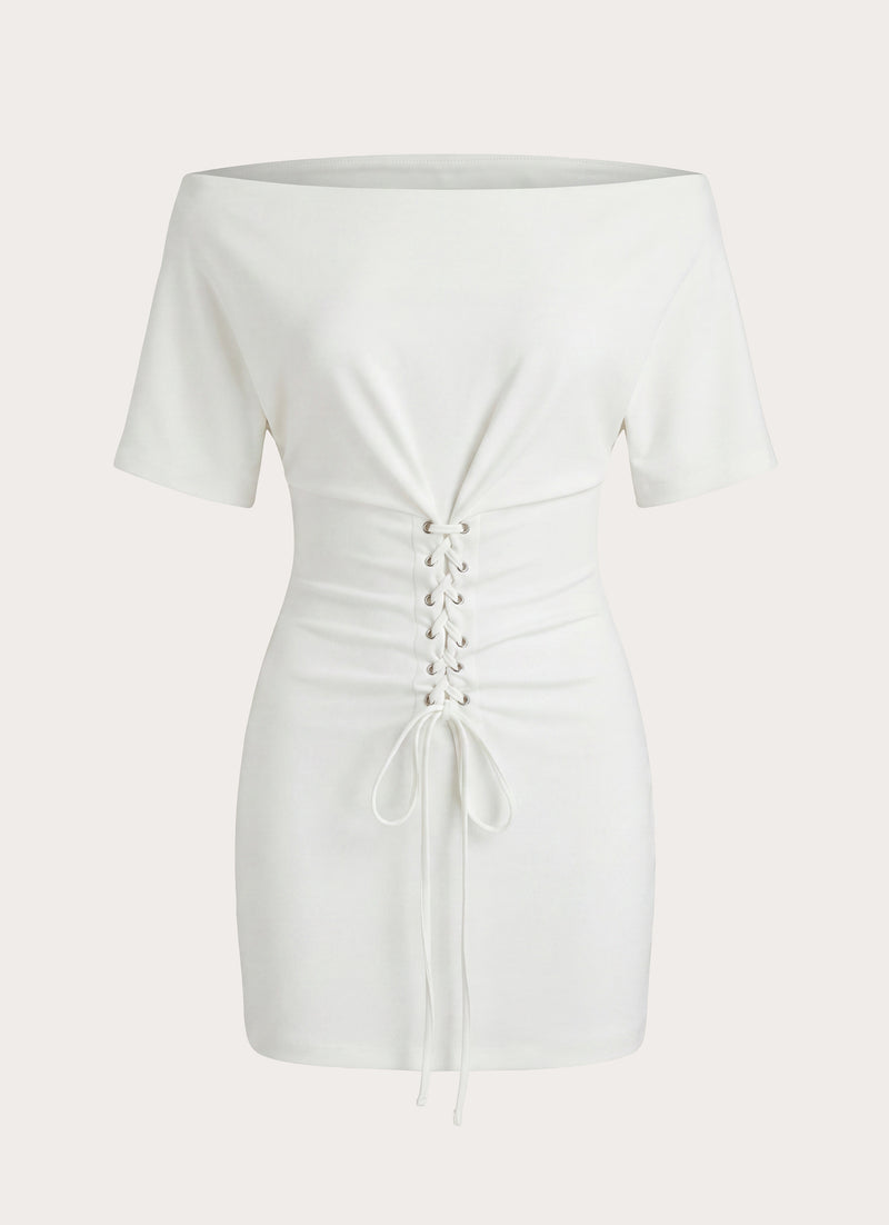 Rafinha Mini Dress - White