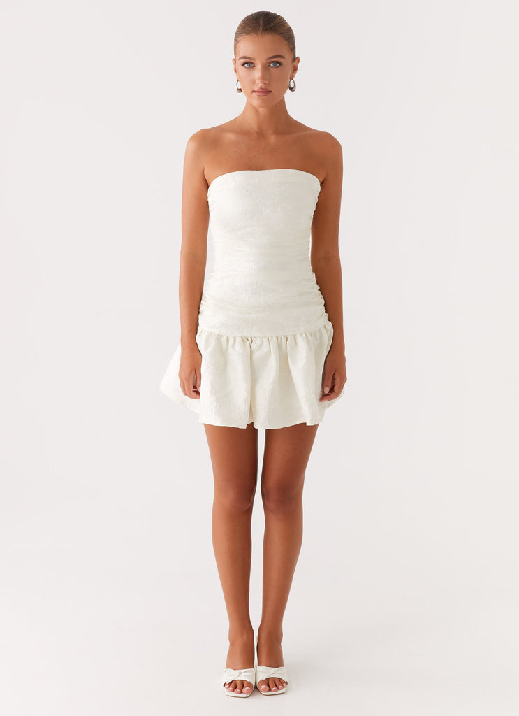 Peppermayo Exclusive Ray Of Light Mini Dress - White - View 3 | Shop Formal Dress