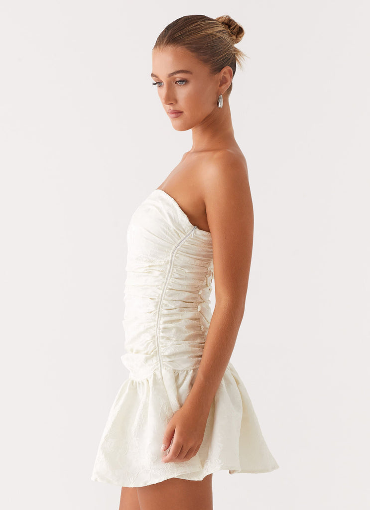 Peppermayo Exclusive Ray Of Light Mini Dress - White - View 4 | Shop Formal Dress