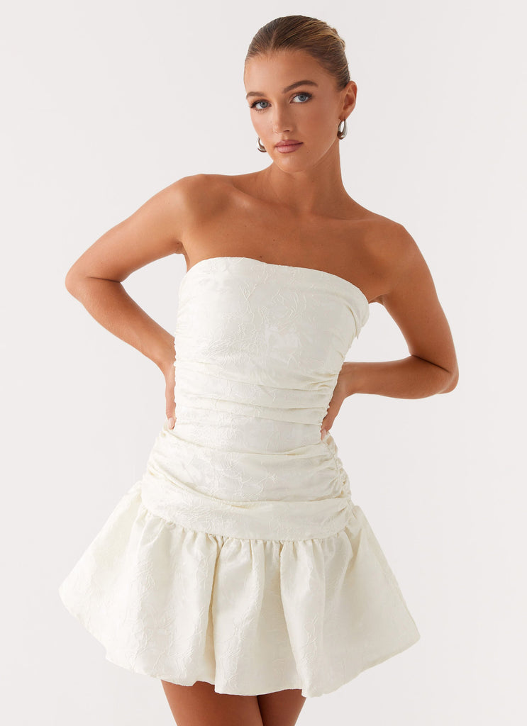 Peppermayo Exclusive Ray Of Light Mini Dress - White - View 2 | Shop Formal Dress