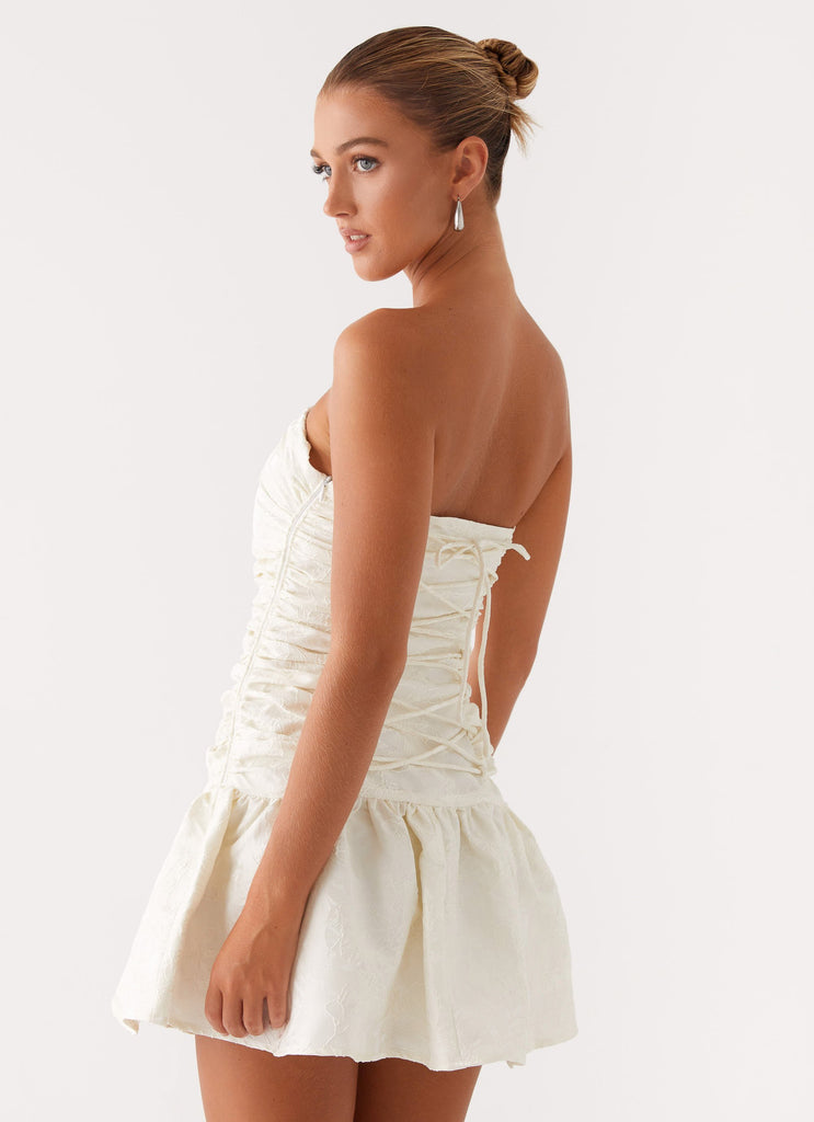 Peppermayo Exclusive Ray Of Light Mini Dress - White - View 6 | Shop Formal Dress