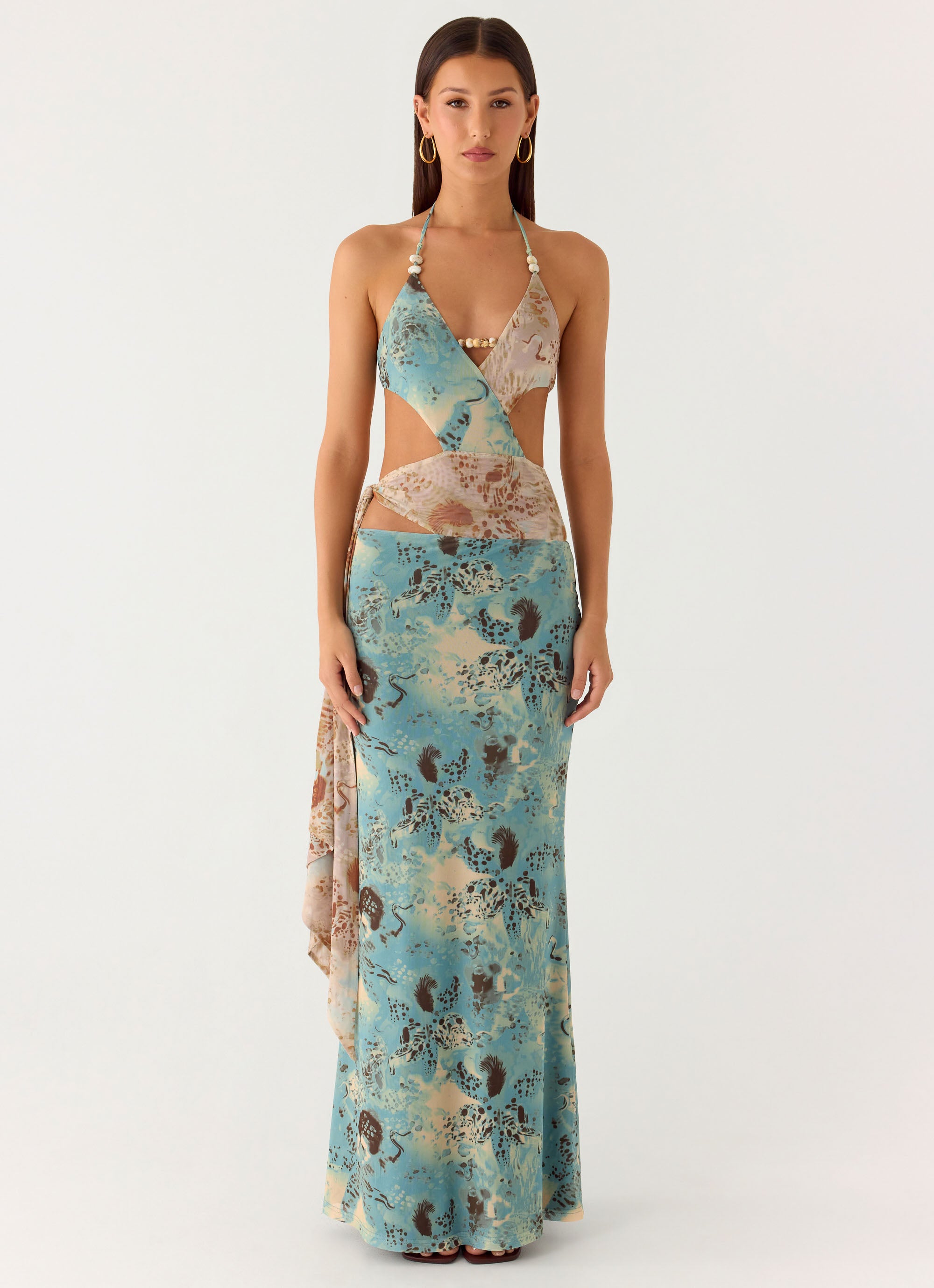 aqua beaded long dress Aquamarine called & she wants her #SherriHill back Prom night or a pageant stage which one would you wear this for?? This aqua beaded gown is sure to sparkle whether you're