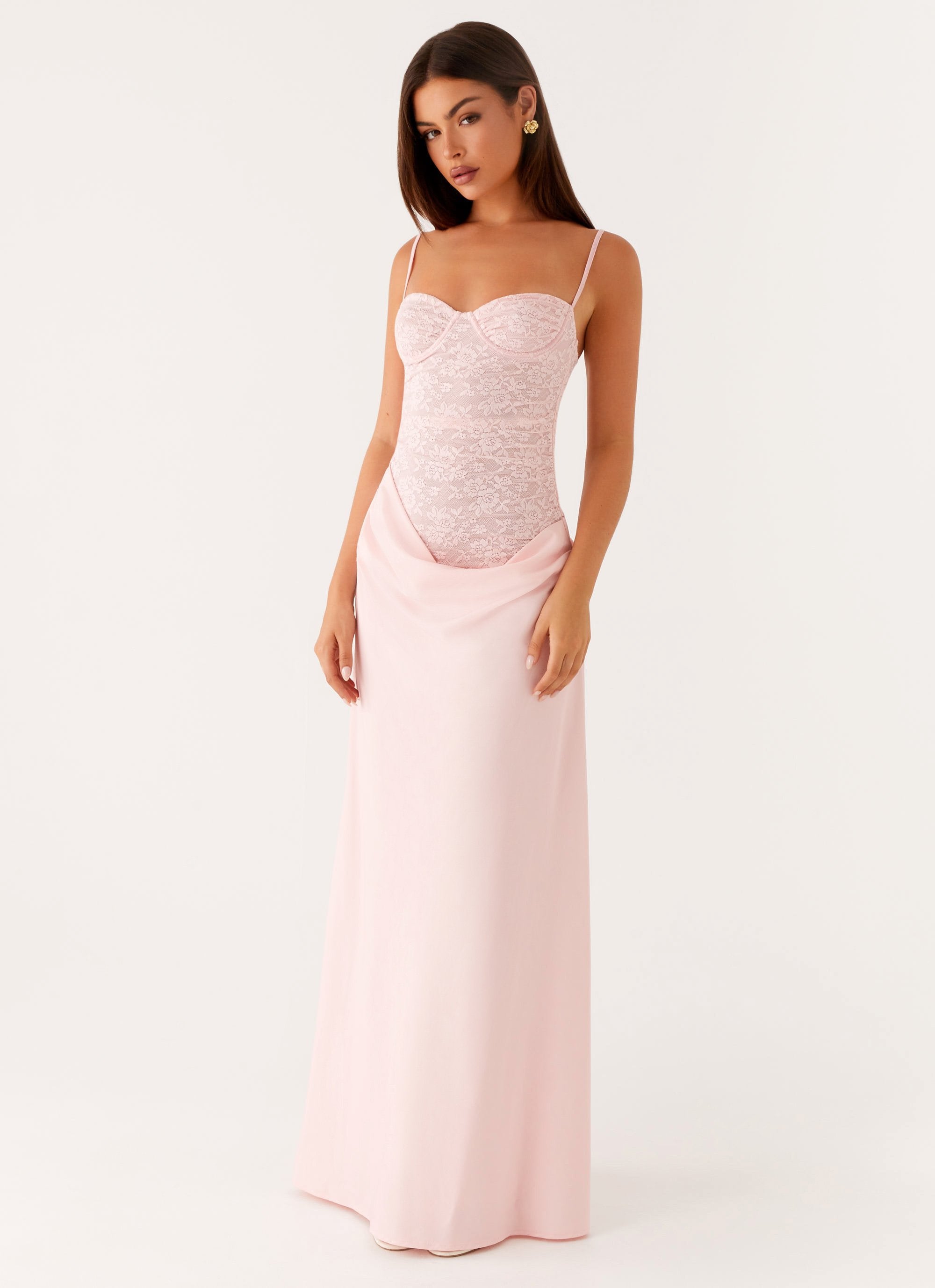 Romy Maxi Dress Pink – Peppermayo - Main Image