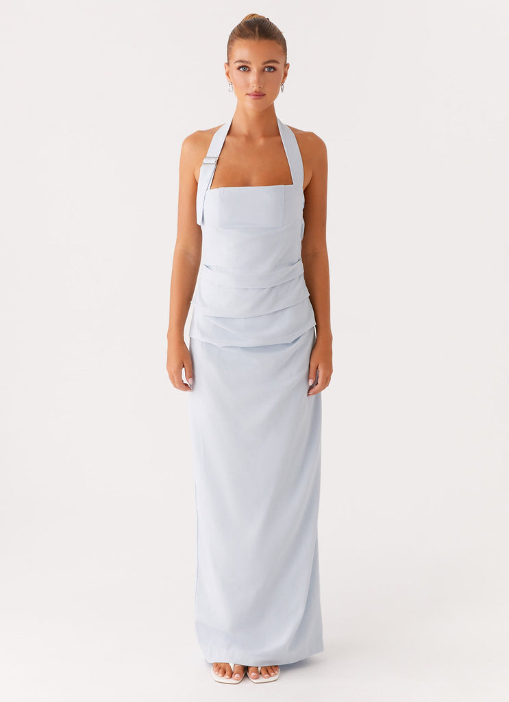 Collective Dress - Peppermayo Exclusive Rumour Has it Maxi Dress - Blue image 3