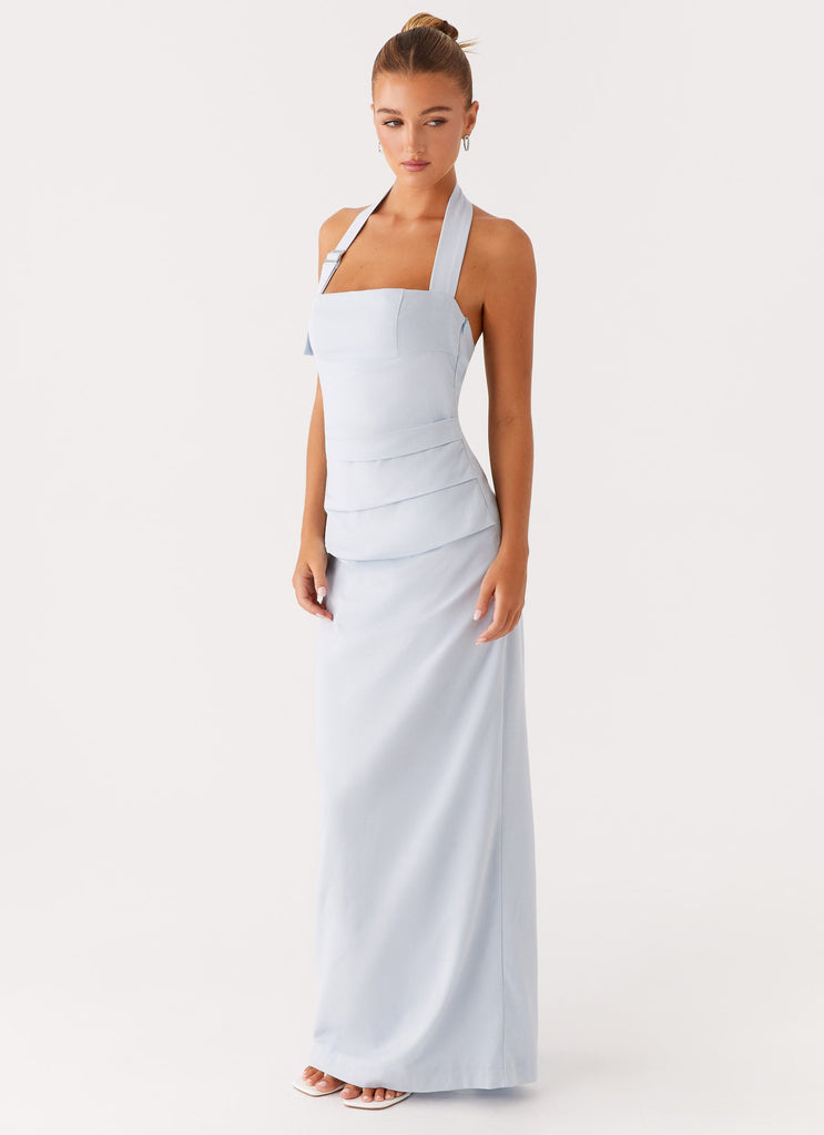 Collective Dress - Peppermayo Exclusive Rumour Has it Maxi Dress - Blue image 6