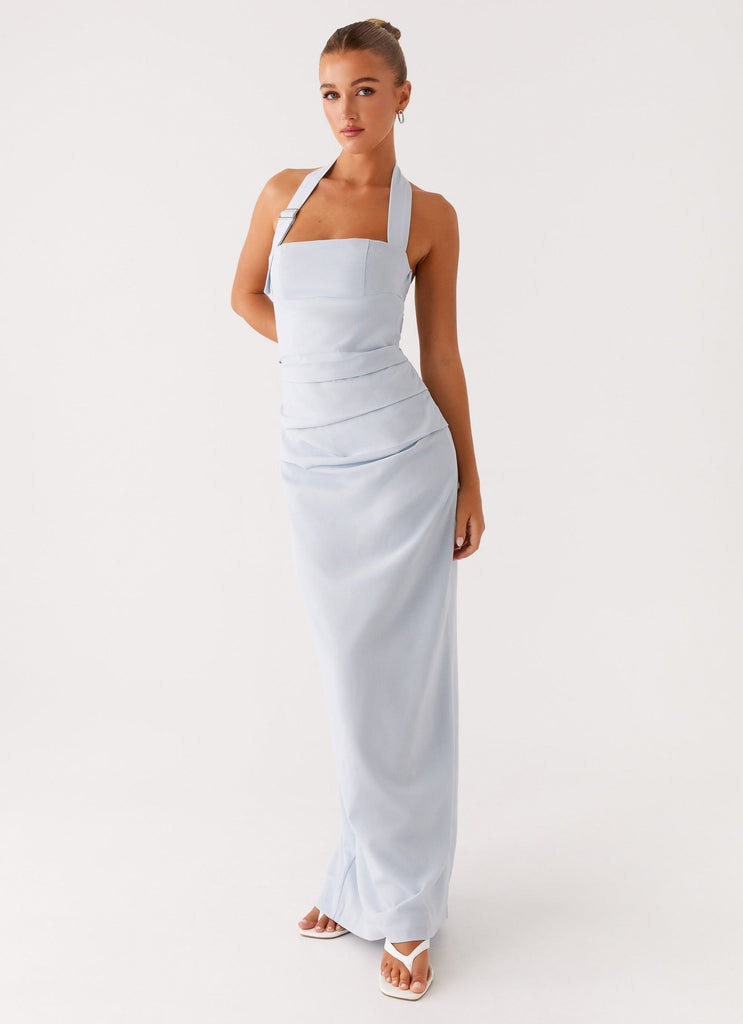 Collective Dress - Peppermayo Exclusive Rumour Has it Maxi Dress - Blue image 2