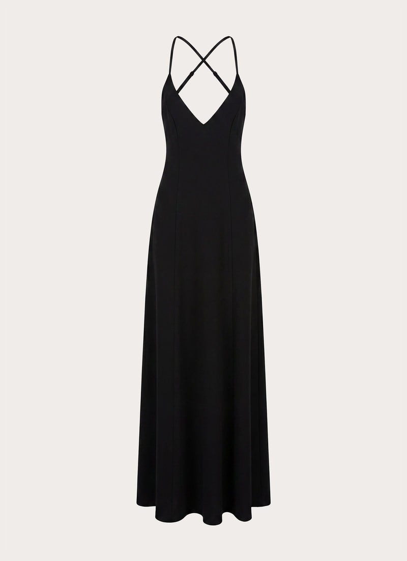 Russian Roulette Maxi Dress - Black