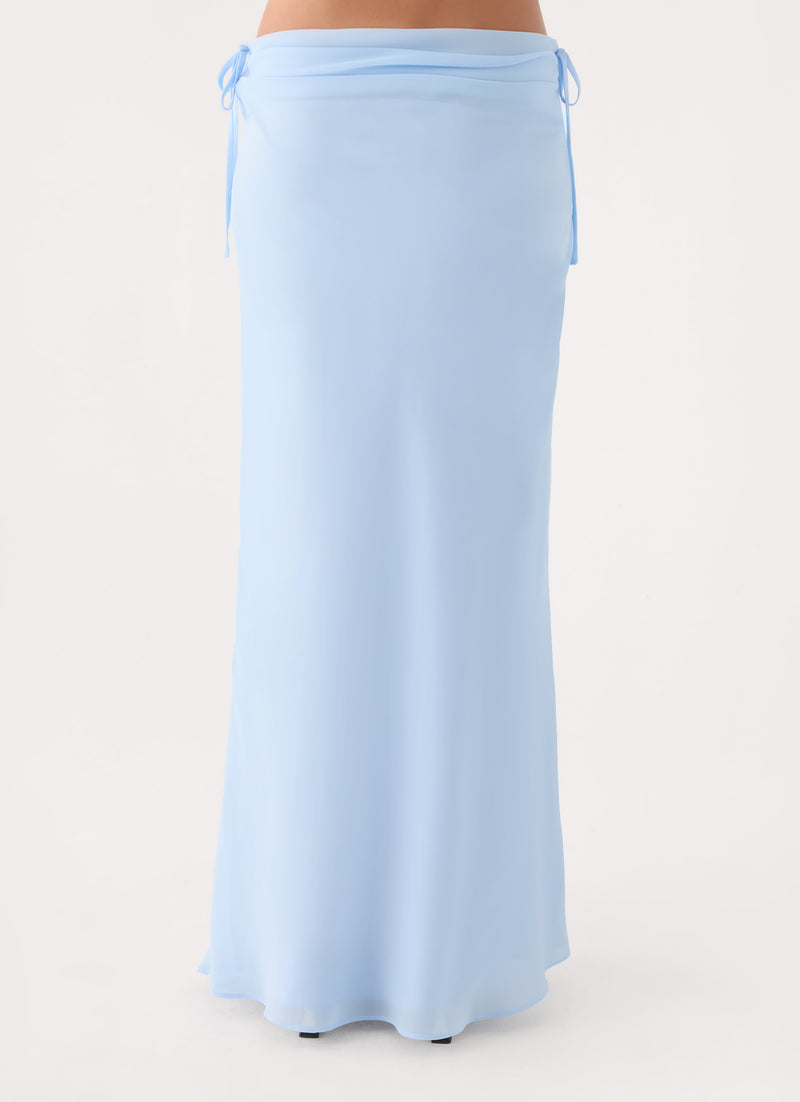 Selesa Maxi Skirt - Blue