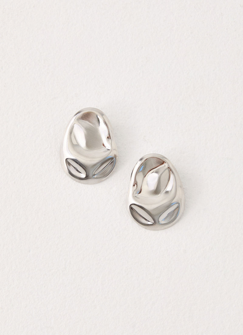 Silver Siren Earrings - Silver