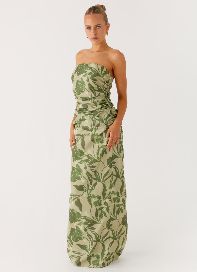 Sirrah Maxi Dress - Jade Fern