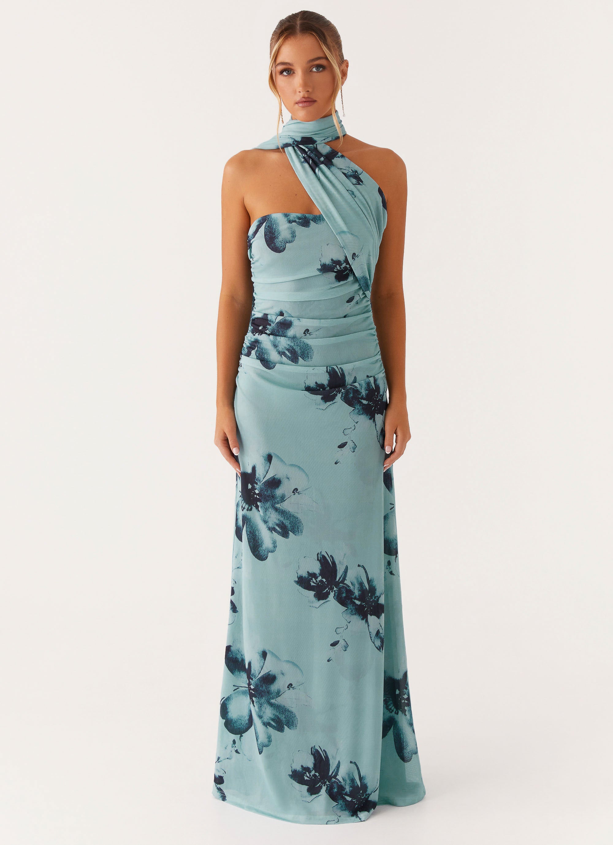 Songbird Maxi Dress - Blue Black Floral Songbird Maxi Dress - Blue Black Floral