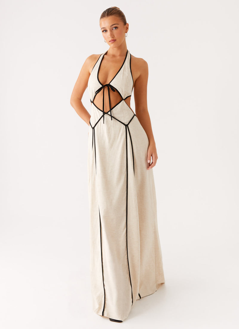 Sonnet Maxi Dress - Oatmeal