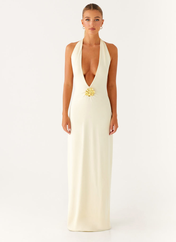 Peppermayo Exclusive Spirit Maxi Dress - Yellow - View 3 | Shop Formal Dress