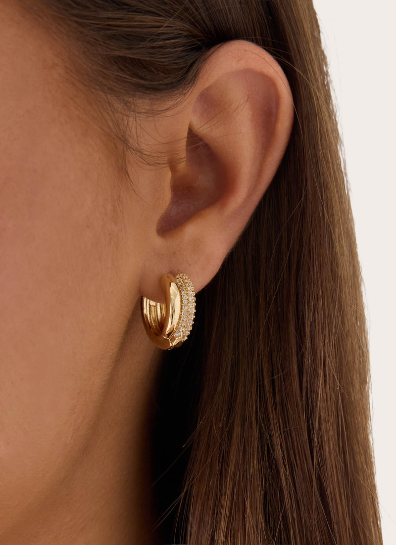 Starlit Muse Earrings - Gold