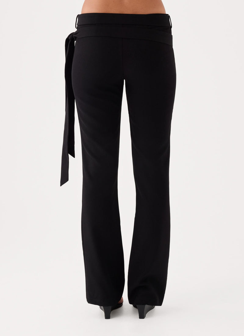 Tamara Low Rise Pant - Washed Black