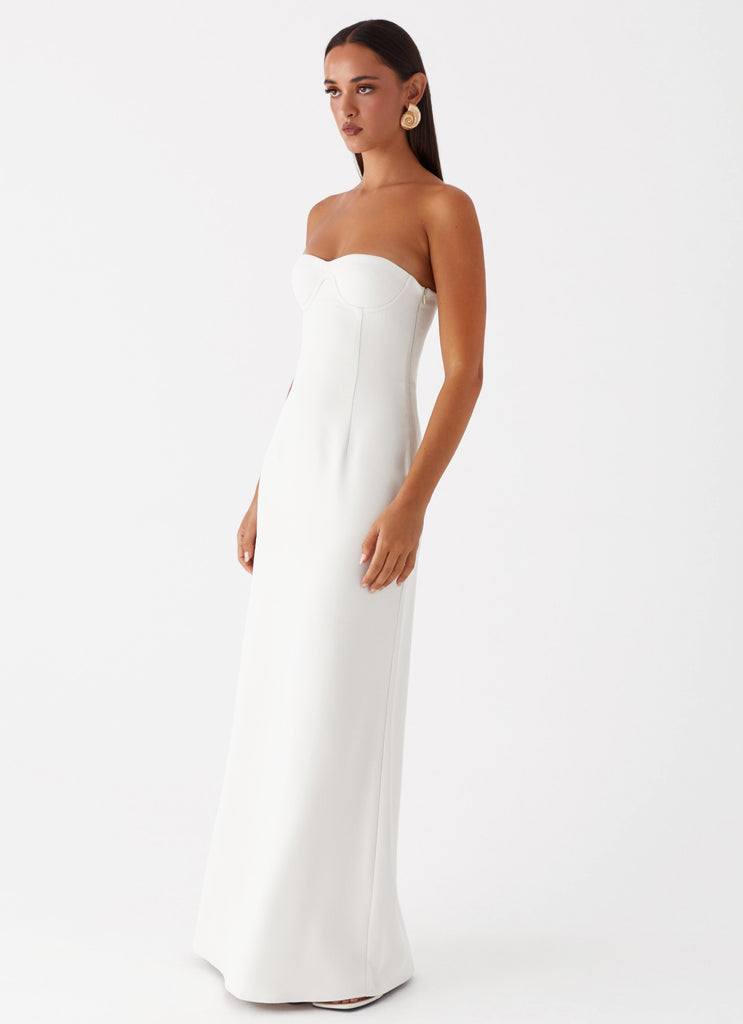 Collective Dress - Peppermayo Exclusive Tasmyn Bustier Maxi Dress - Stone image 4
