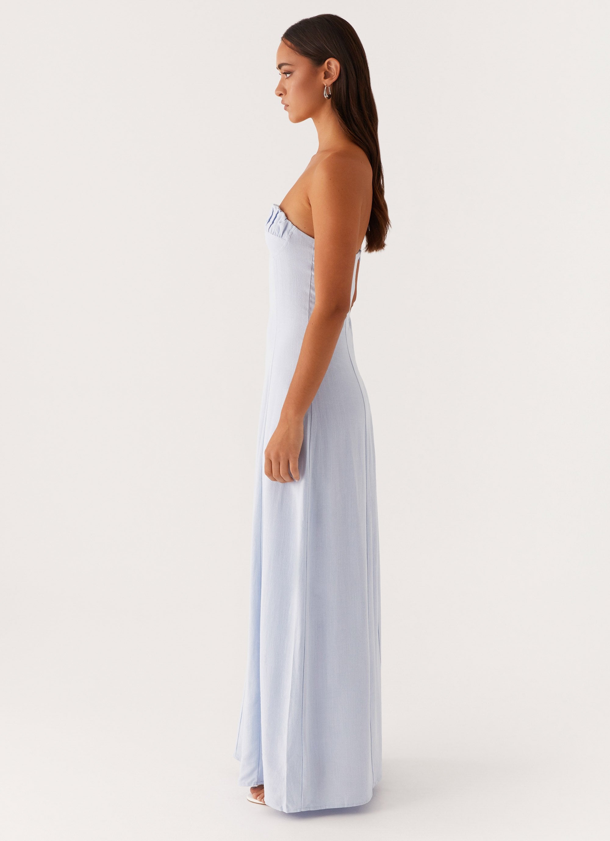 Tayla Linen Maxi Dress - Blue Peppermayo Tayla Linen Maxi Dress - Blue Peppermayo