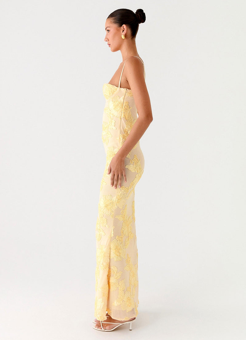 That Girl Maxi Dress - Lemon