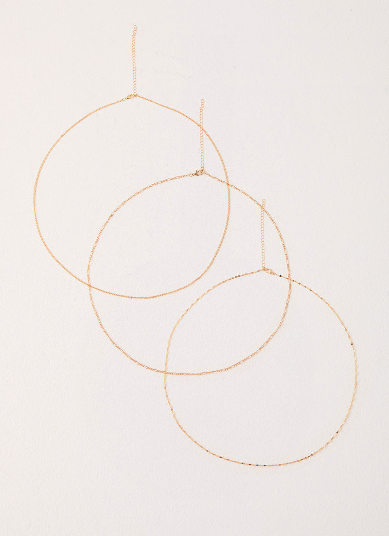 Tropic Bloom Belly Chain - Gold