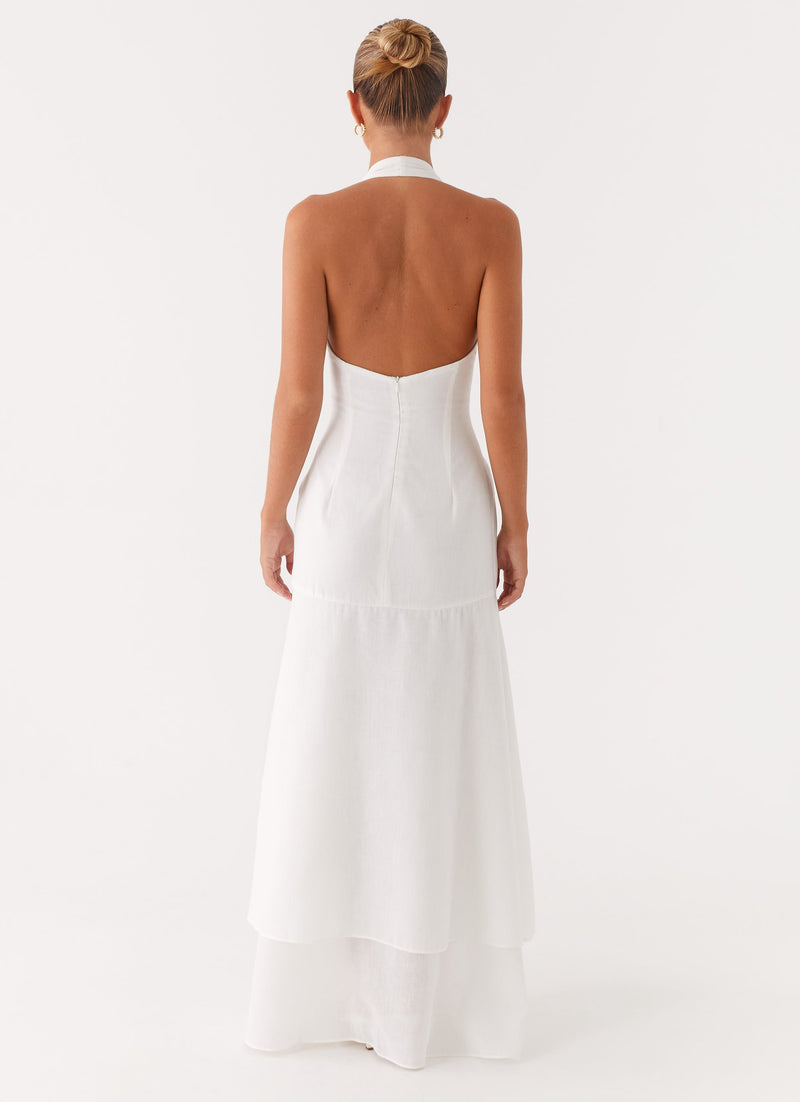 Turu Maxi Dress - White