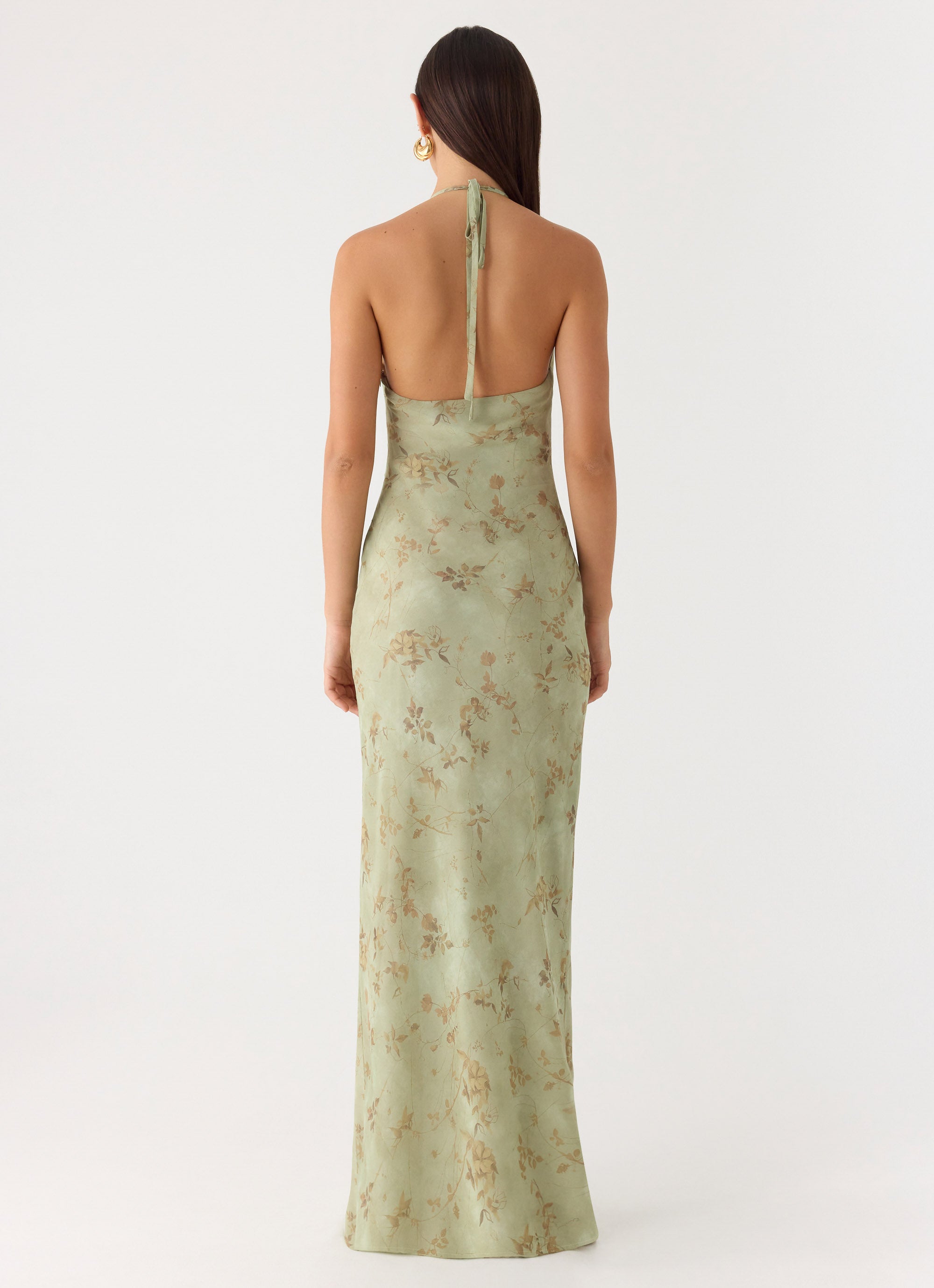 Ultra Quiet Halter Maxi Dress - Wispy Fern Peppermayo Ultra Quiet Halter Maxi Dress - Wispy Fern Peppermayo