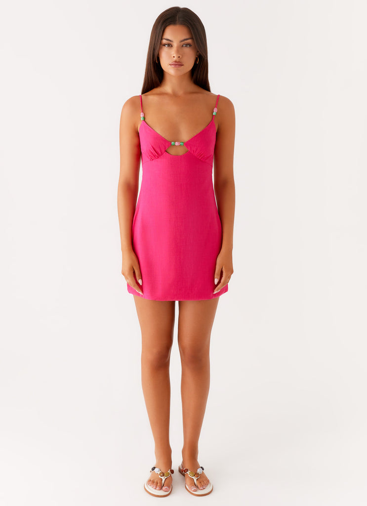 Collective Swimwear - Peppermayo Exclusive Vander Mini Dress - Fuchsia third image