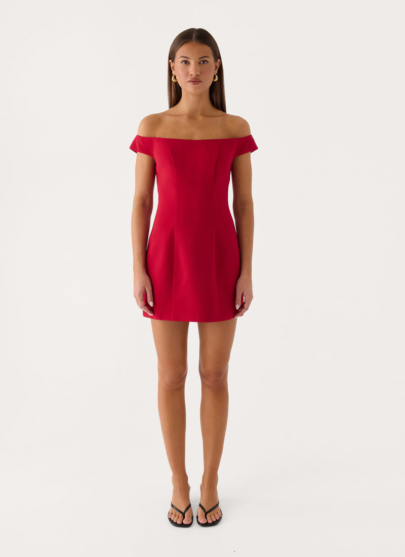 Violetta Mini Dress - Red