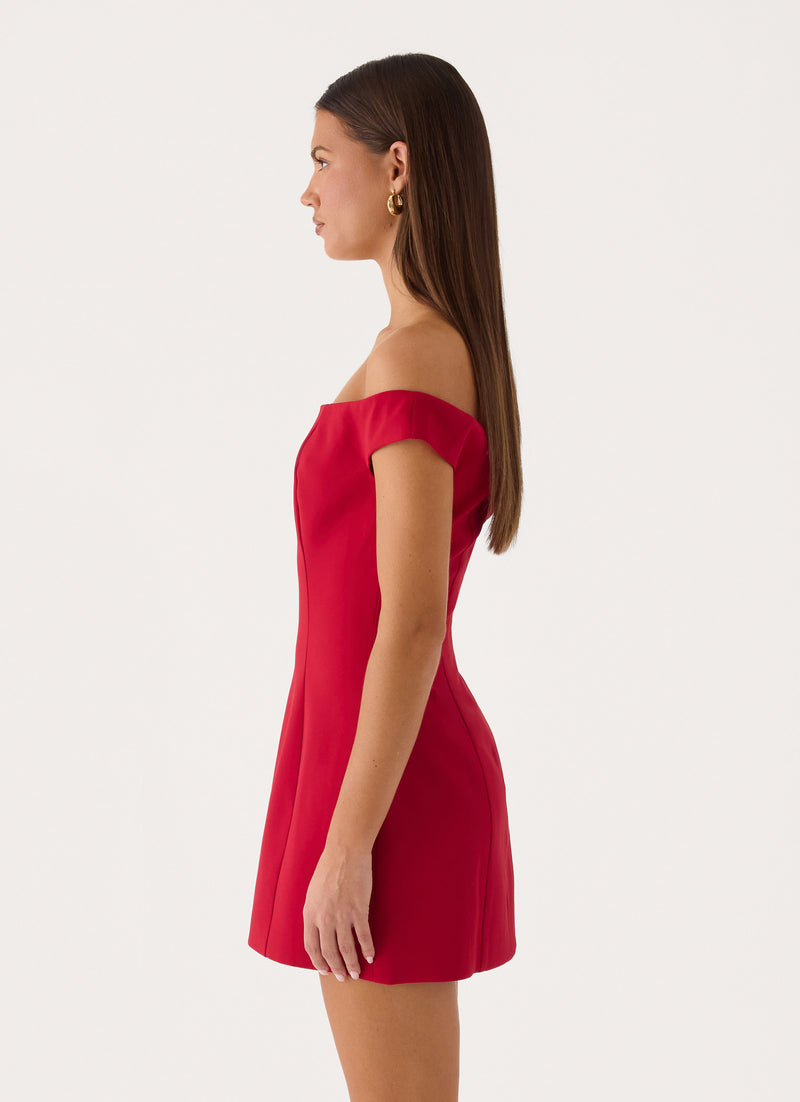Violetta Mini Dress - Red