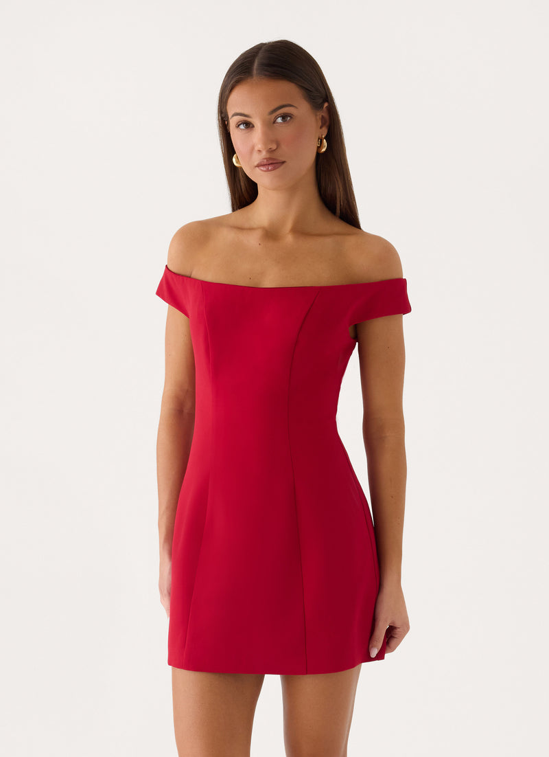 Violetta Mini Dress - Red