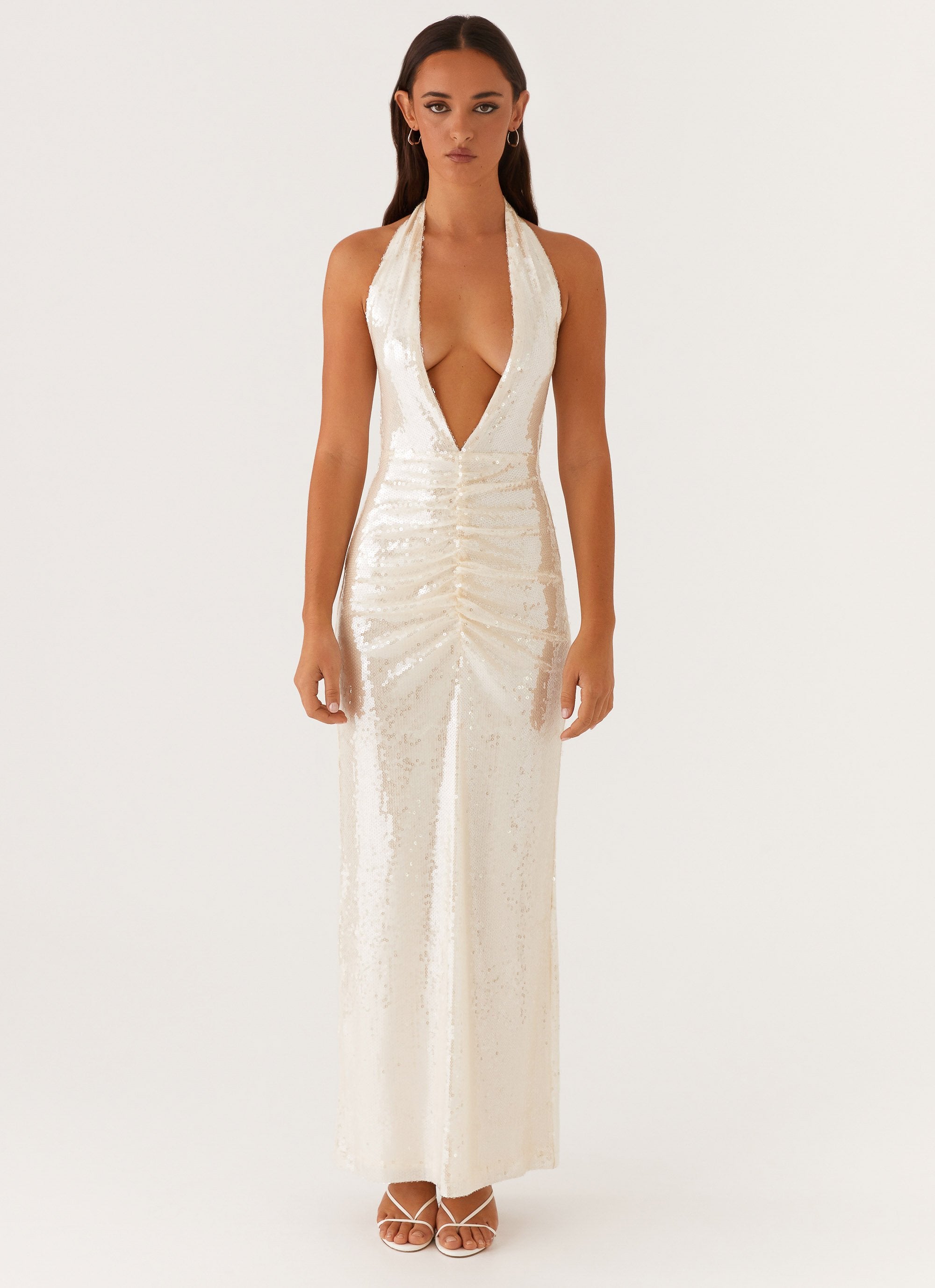 Whisked Away Halterneck Maxi Dress