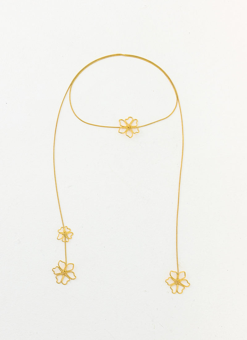 Wildflower Necklace - Gold