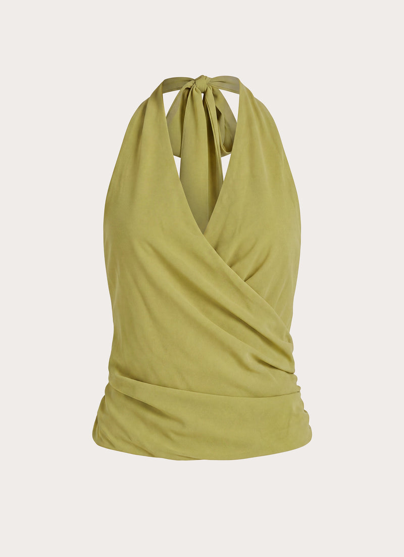 Willowmena Wrap Top - Lime