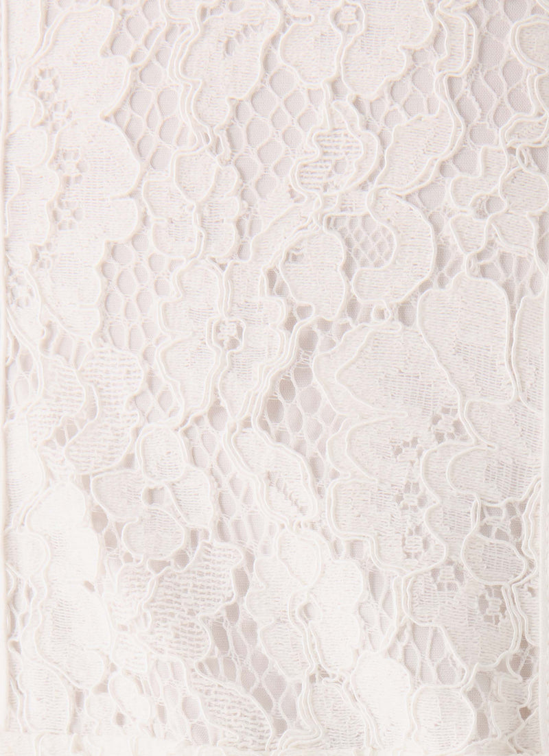 Xylo Lace Mini Dress - White