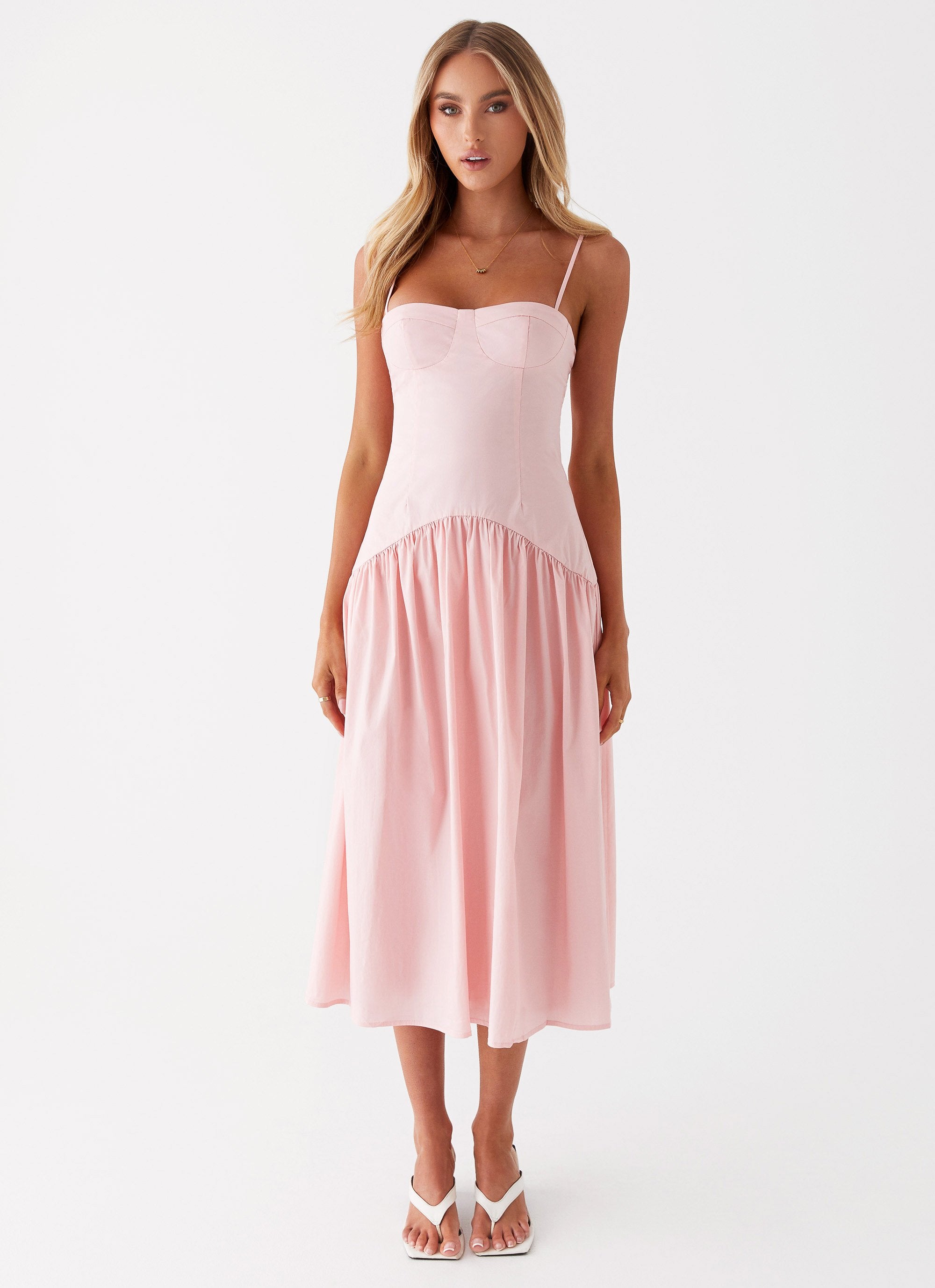 melody corset combo midi dress Toccin Melody Corset Combo Midi Dress