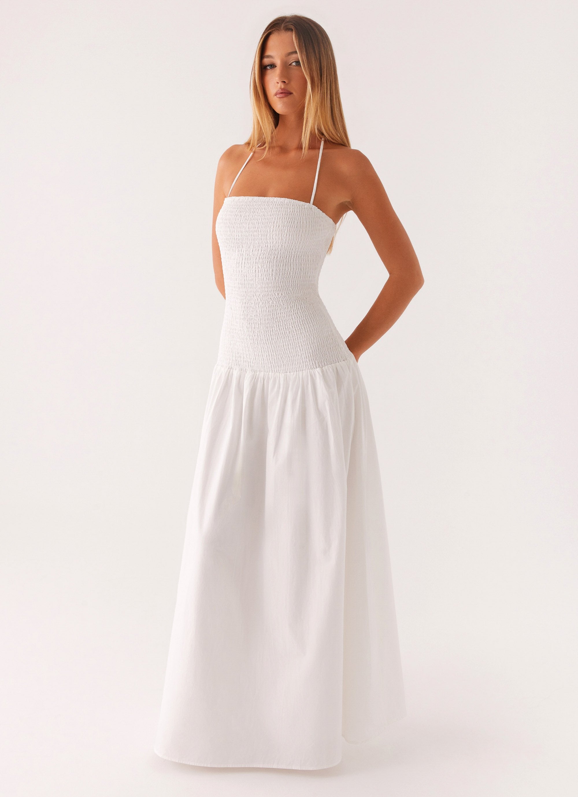 peppermayo white maxi dress Zahra Maxi Dress