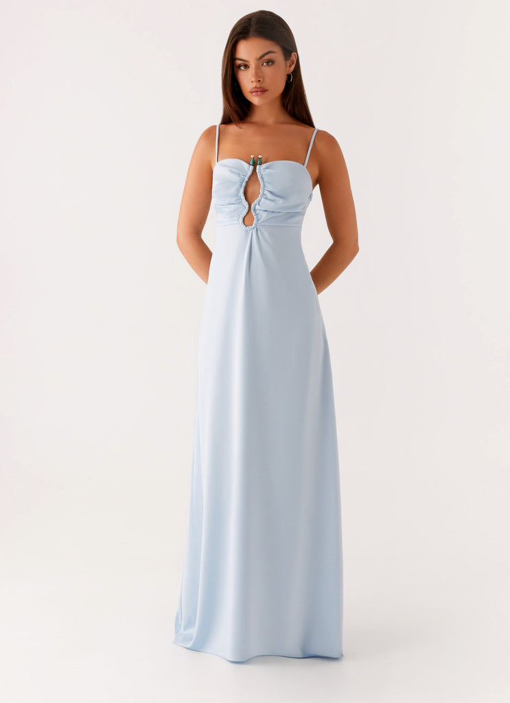 Collective Swimwear - Peppermayo Exclusive Zelda Maxi Dress - Blue secondary image