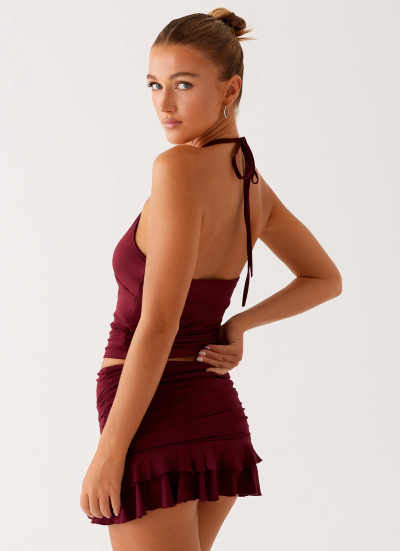 Bernie-Halter-Top-Raspberry-Wine-5-Peppermayojpg