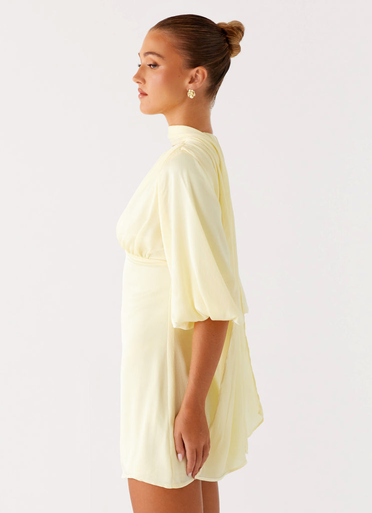 Collective Dress - Peppermayo Exclusive Mary Mini Dress - Yellow image 4
